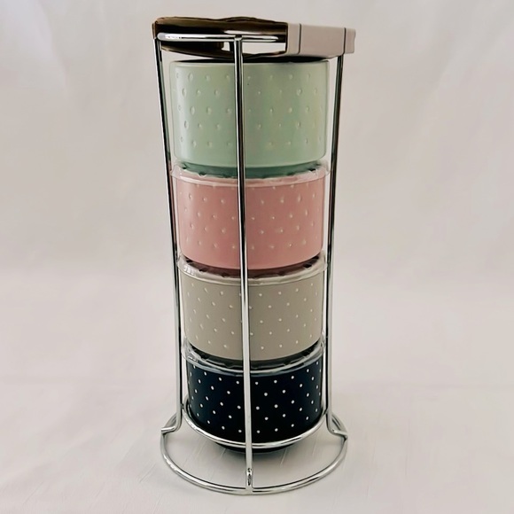 Sheffield Home / 4~Espresso Mugs With Holder - Picture 3 of 7